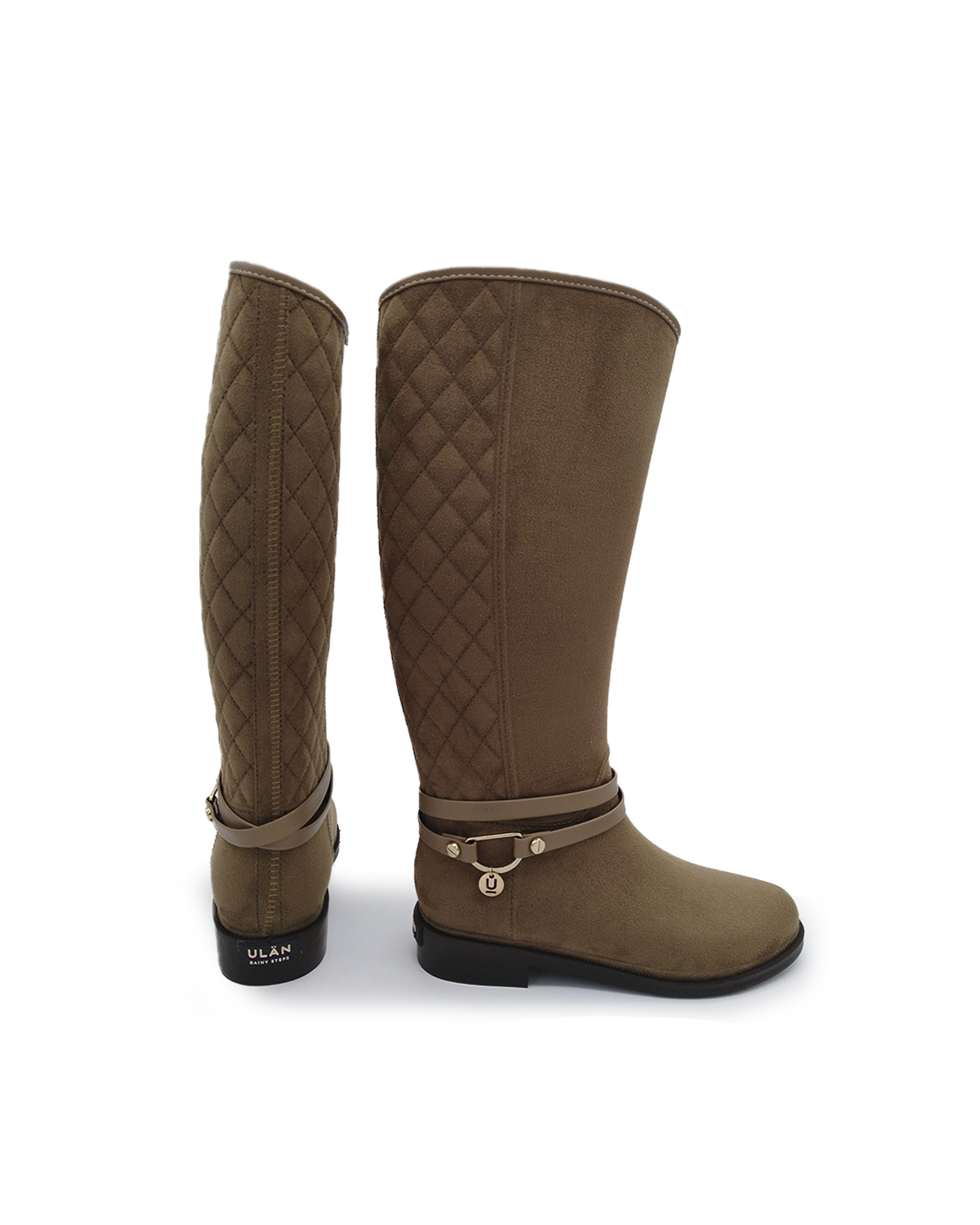 Bota de Lluvia Para Dama Pamela 7545 Beige